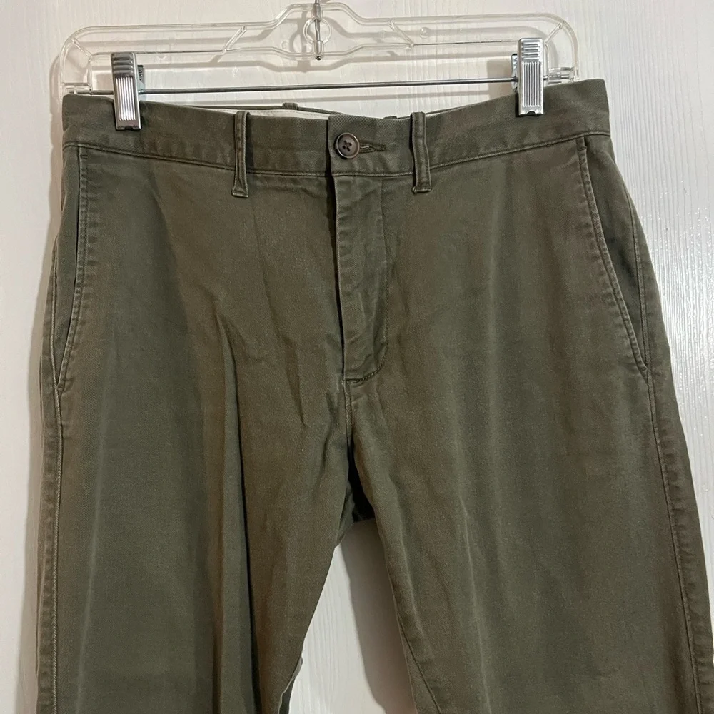 J. Crew Flex Slim Men's Olive Khaki Chinos
